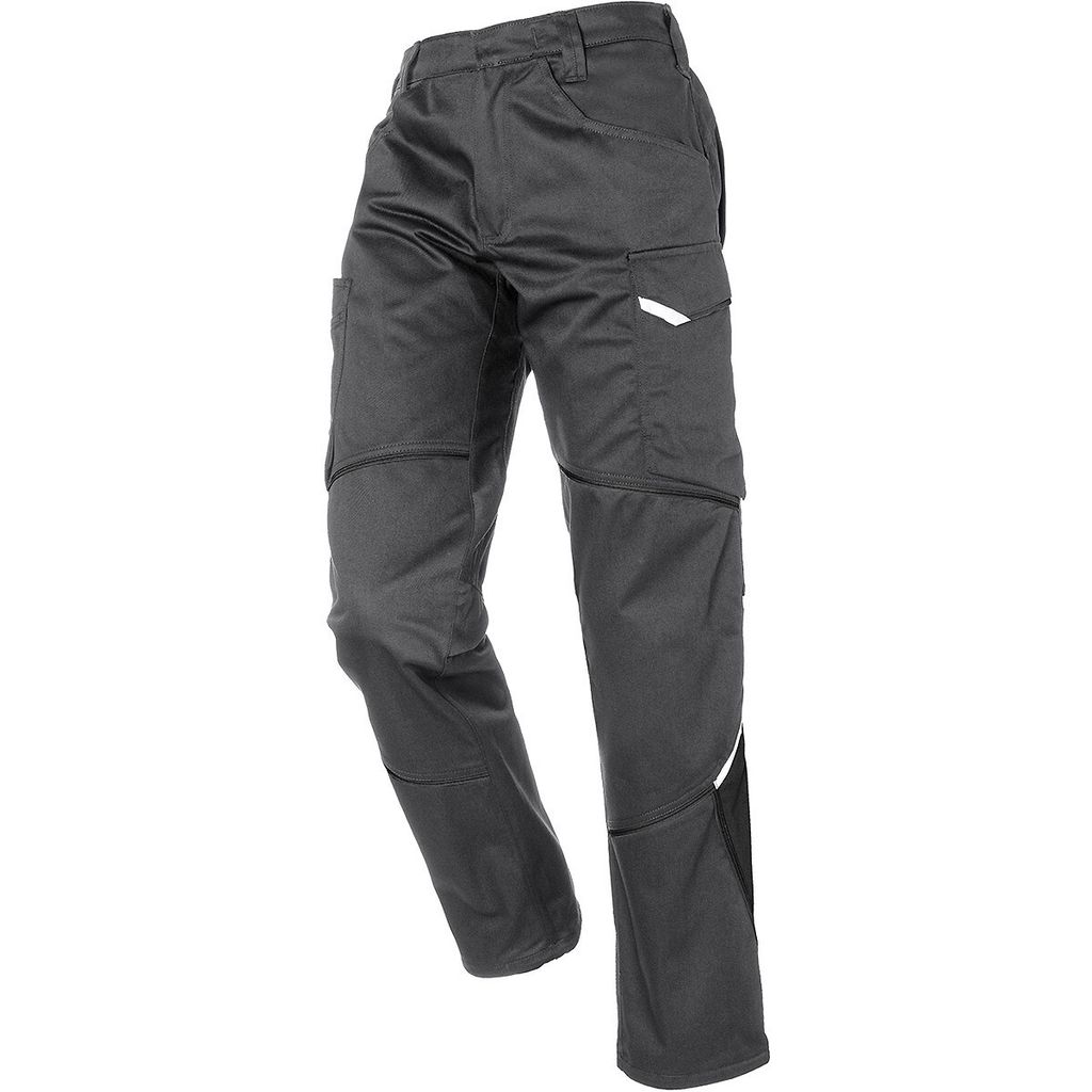 Kübler Iconiq Baumwolle Damenhose anthrazit/schwarz Gr. 36
