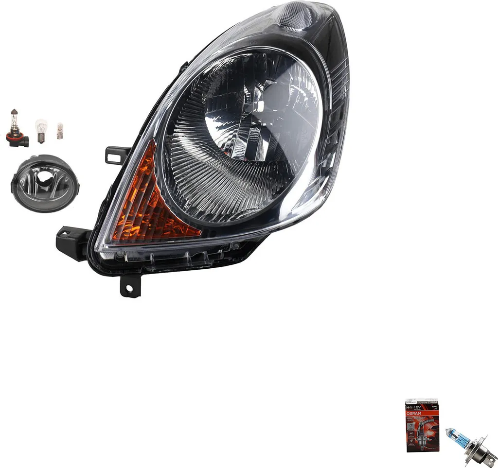 Fari Anteriori Johns Nissan Note E11 + Lampadine Osram Laser H4