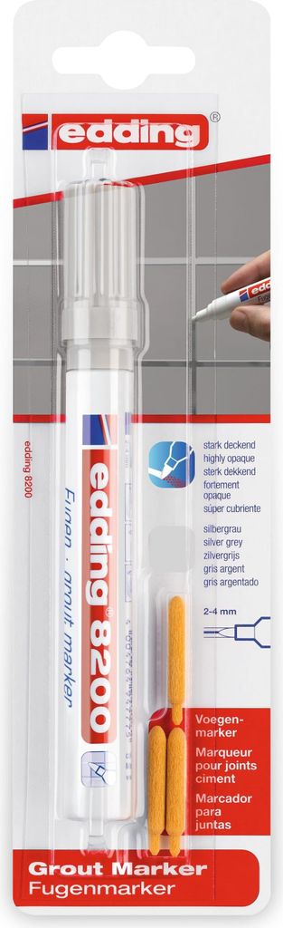 Marcatore di giunzione 8200 grigio-argento 2-4 mm Edding Immagine del prodotto 