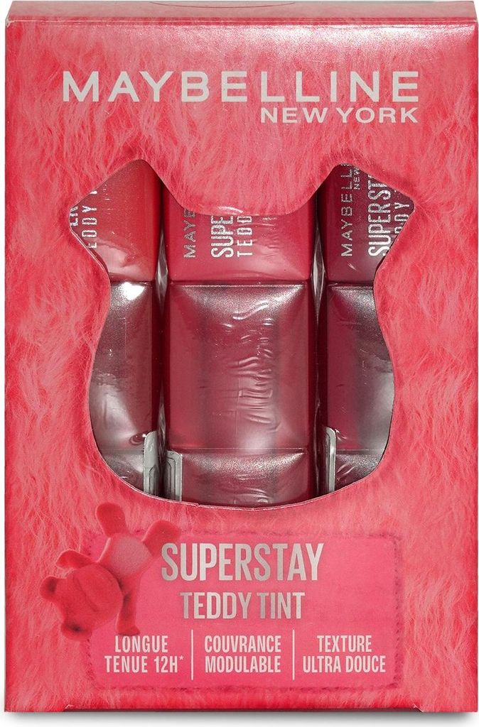 Maybelline New York Superstay Teddy Tint Box mit 3 Flüssigen Lip Blushes