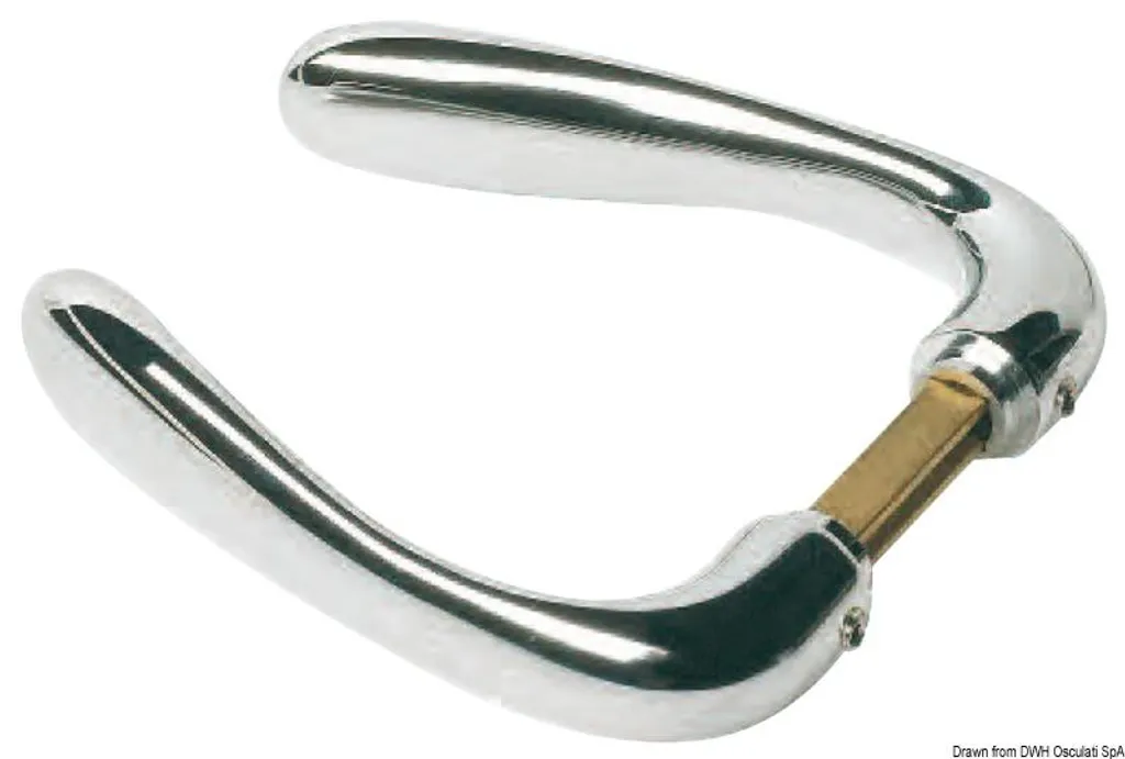 Équipez vos portes avec la poignée Classic Kata laiton chromé 113 mm