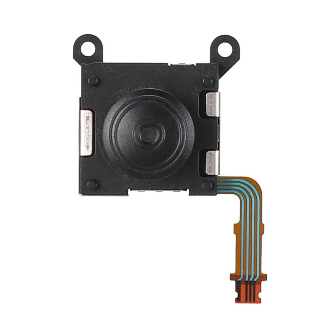 A close-up studio shot of a replacement analog joystick module for a Sony PlayStation PS VITA 2000.