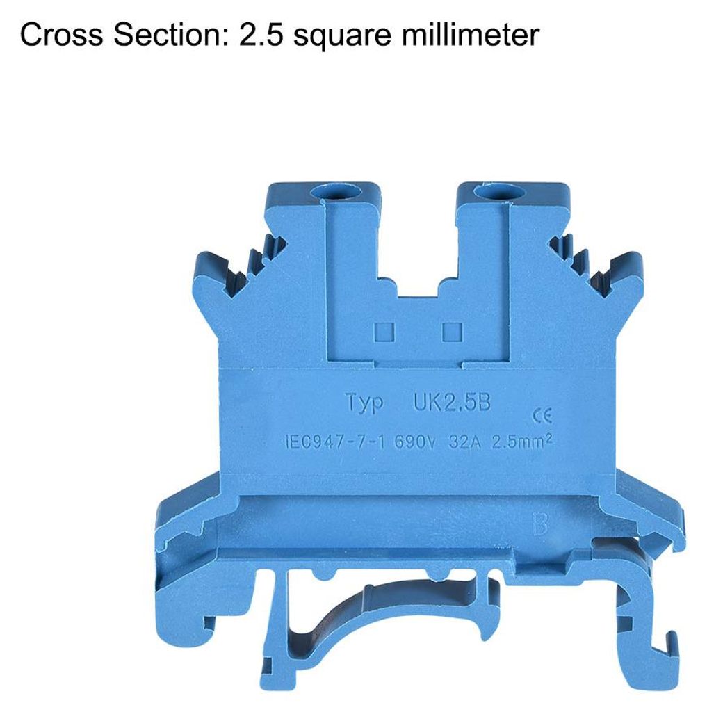 5 Stk. Reihenklemmen UK2,5B 690V 32A Schraubklemme 2,5mm2 Blau