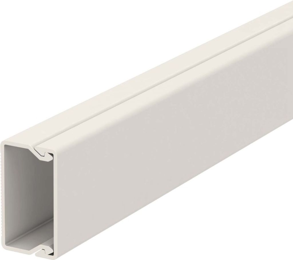 Rohr Wand+Decke mit 20 x 35 mm, PVC - Draht 20x35mm RAL9001