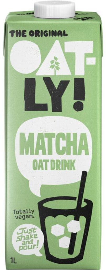 Oatly ! Matcha Haverdrank 1000 ml – boisson à l'avoine Image du produit 