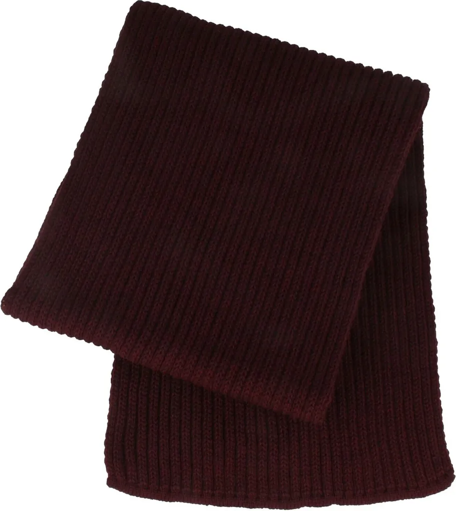 Sciarpa Pura Lana Hut-Breiter | Maglia Monocolore Elegante Inverno