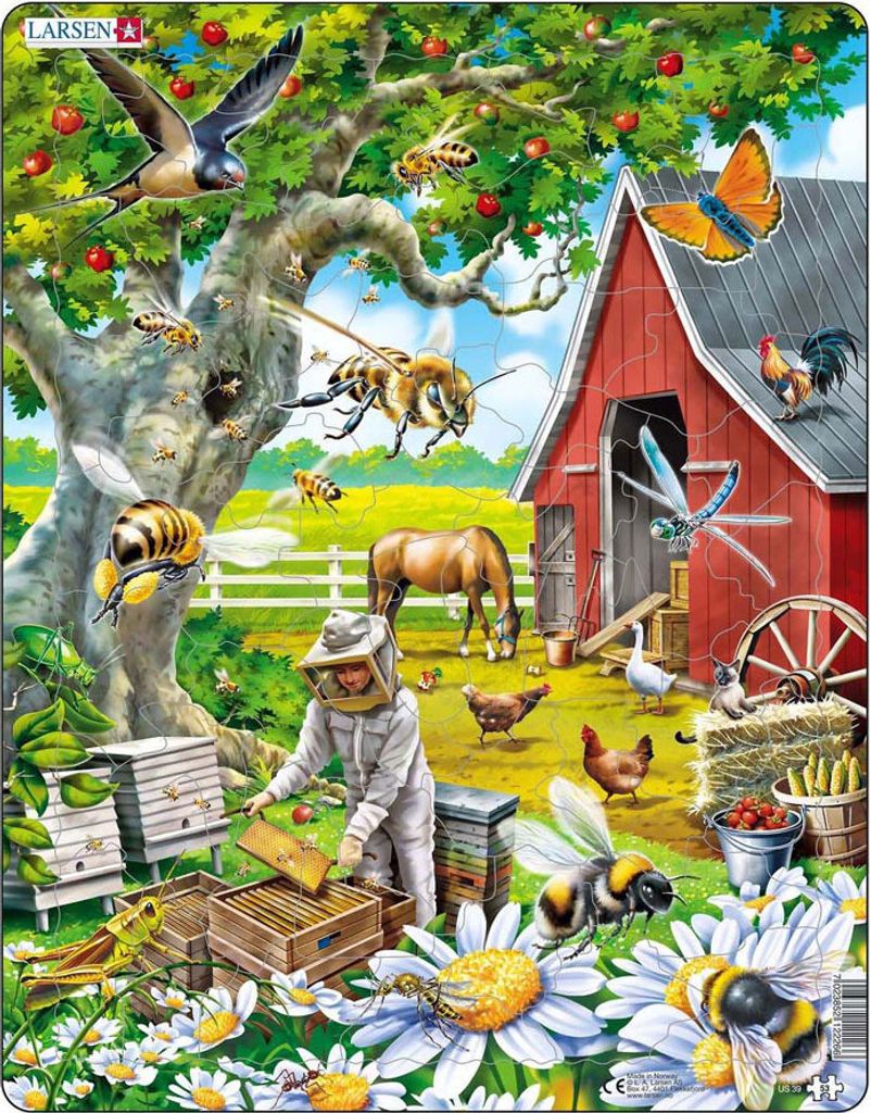 Apicoltura puzzle 53 pezzi Immagine del prodotto 
