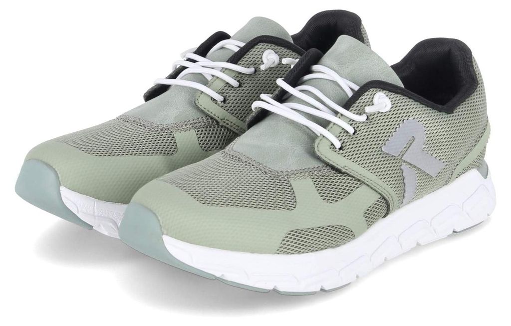 Rieker Women's Low Sneaker Green Textile Synthetic Veľkosť: Obrázok produktu 
