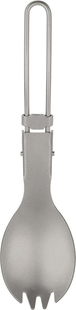 Ti faltbarer Göffel, leichtes Outdoor-Essbesteck für Reisen, Camping, Rucksackreisen