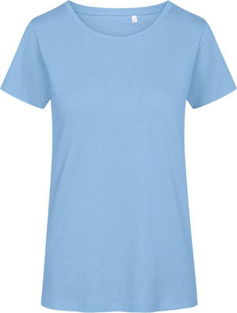 Premium Organic T-Shirt Plus Size Damen, Hellblau, XXL