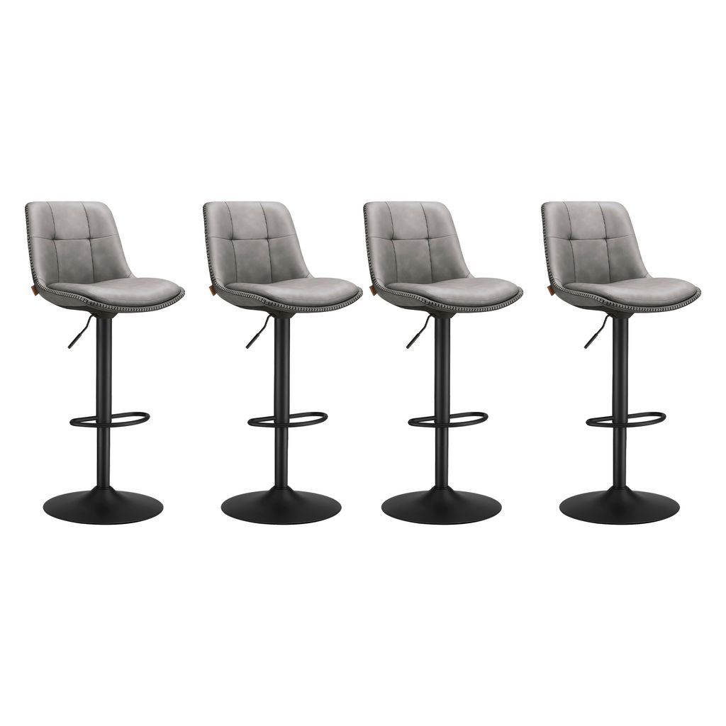 VASAGLE Barhocker 4er Set, höhenverstellbar, drehbar, mit Produktbild 