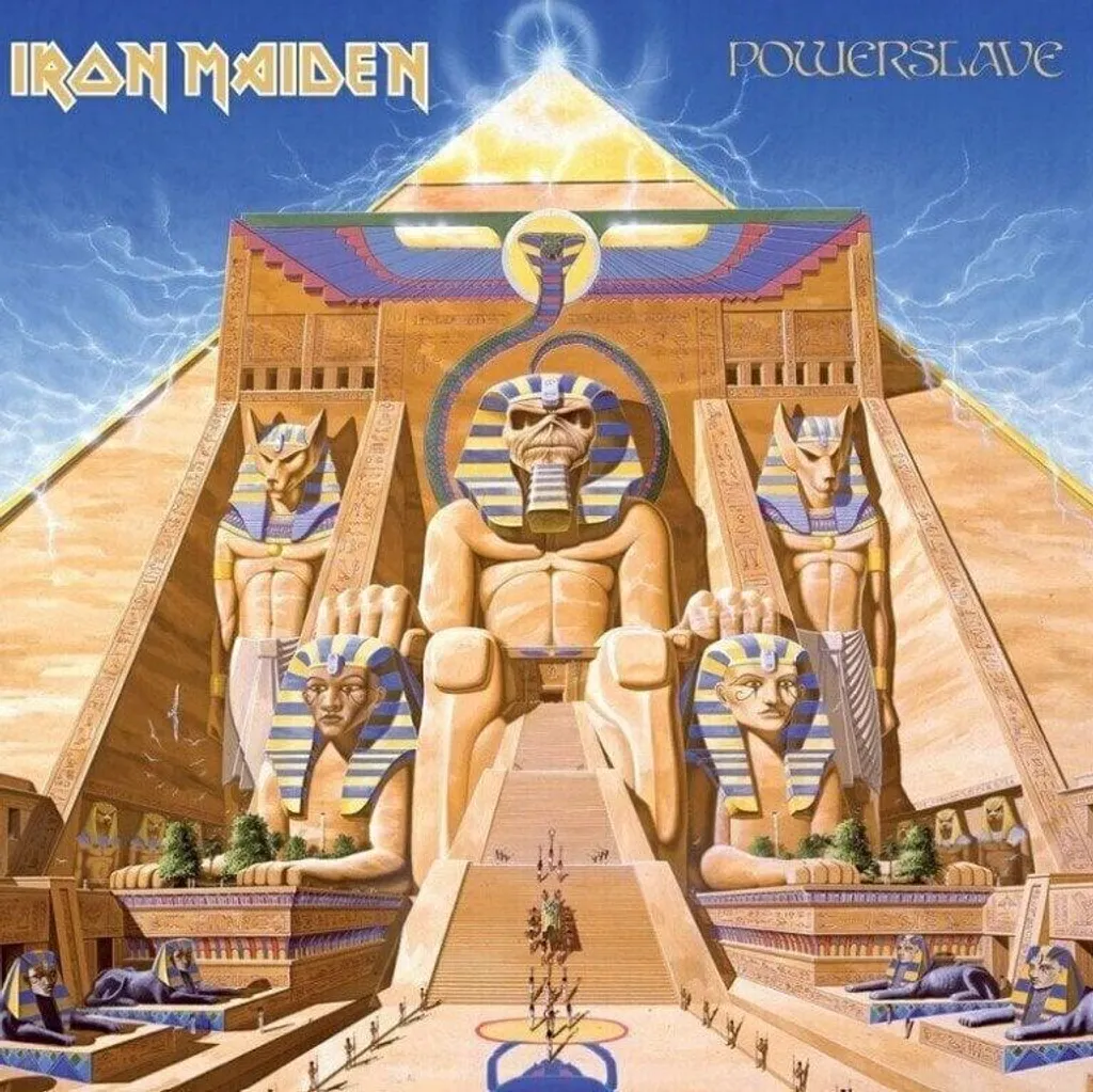 Iron Maiden Powerslave LP Vinyle Collection Metal pour Platine Salon