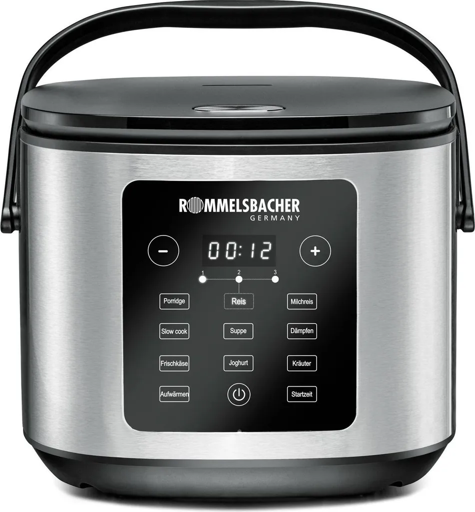 Multicuiseur Électrique 5L Rommelsbacher MRK 950 en Céramique et Inox