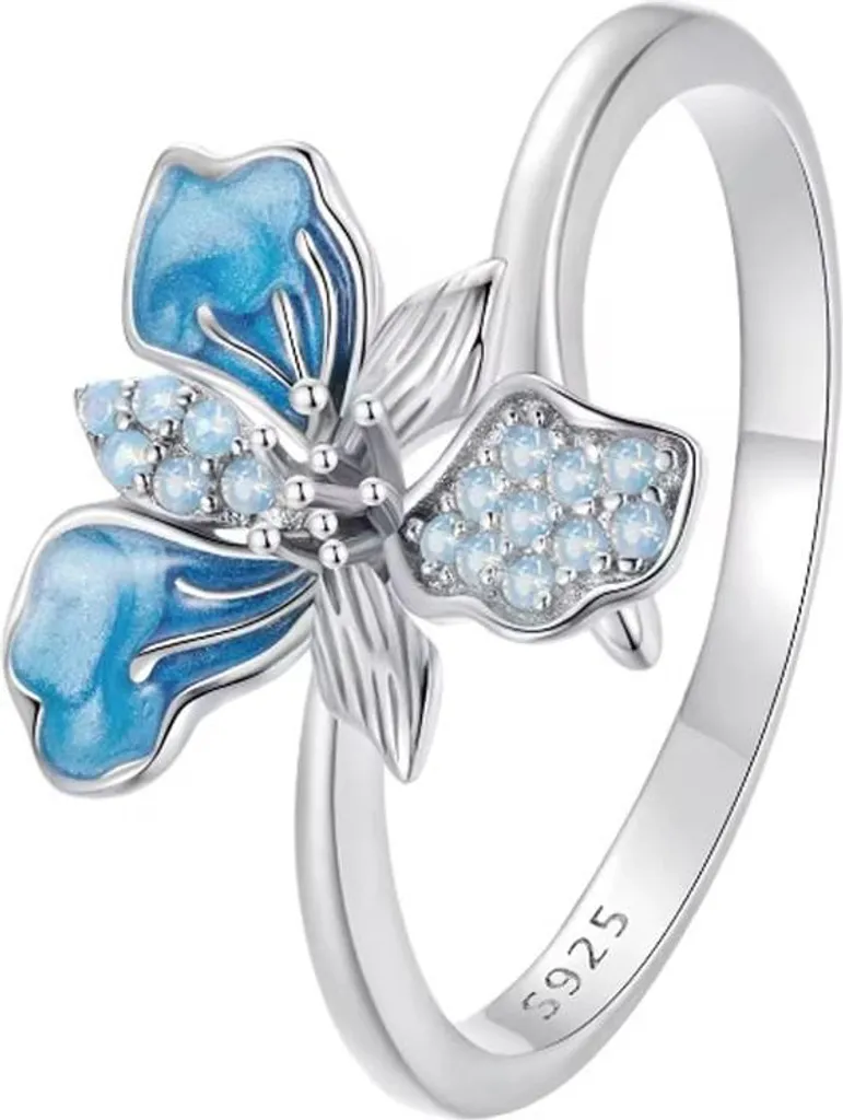 Anello Vintage Iris Argento 925 - Gioiello Retrò Regolabile Donna