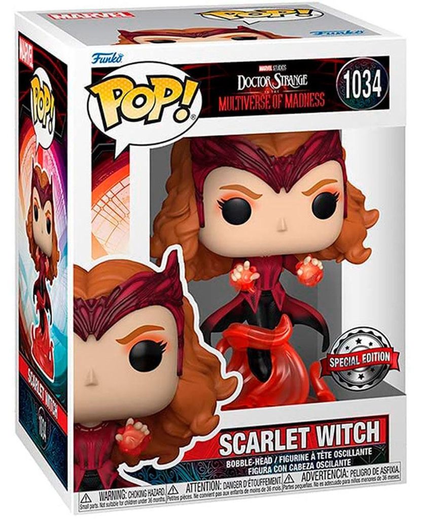 Funko Pop! Marvel, Doctor Strange - Scarlet Witch #1034, Imagen del producto 