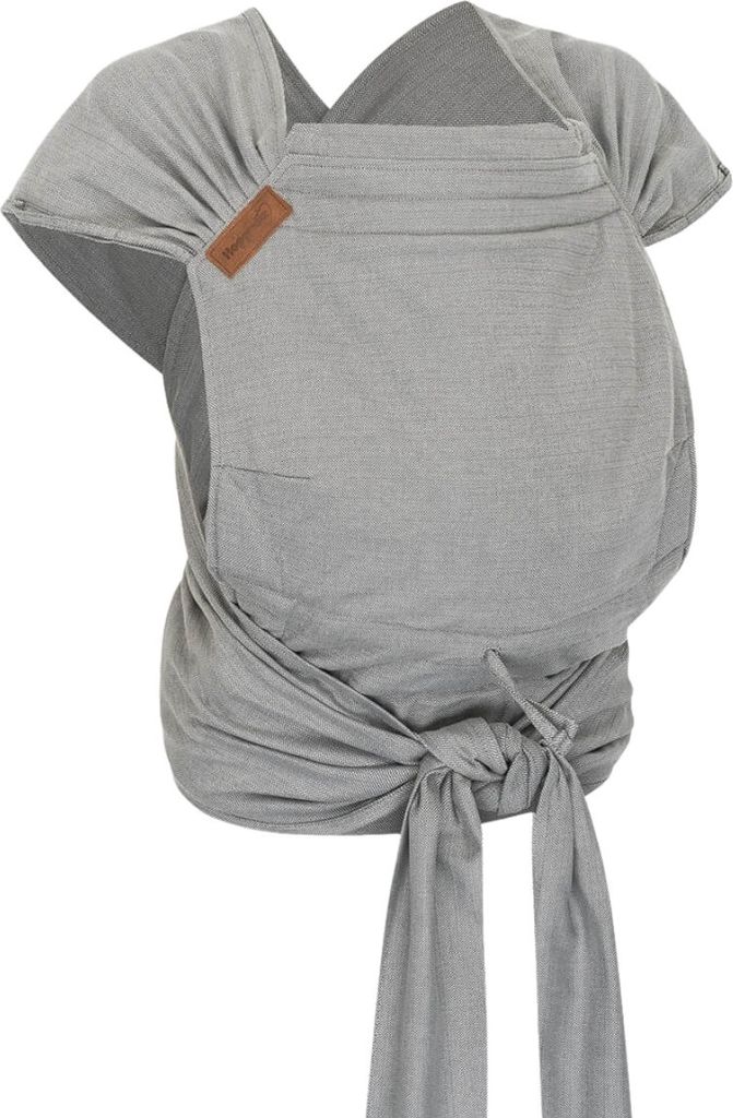 HOPPEDIZ Babytrage Hop-Tye Advanced ab Geburt (2,5 - 20 kg) - Halfbuckle mit Tuchträger Kos