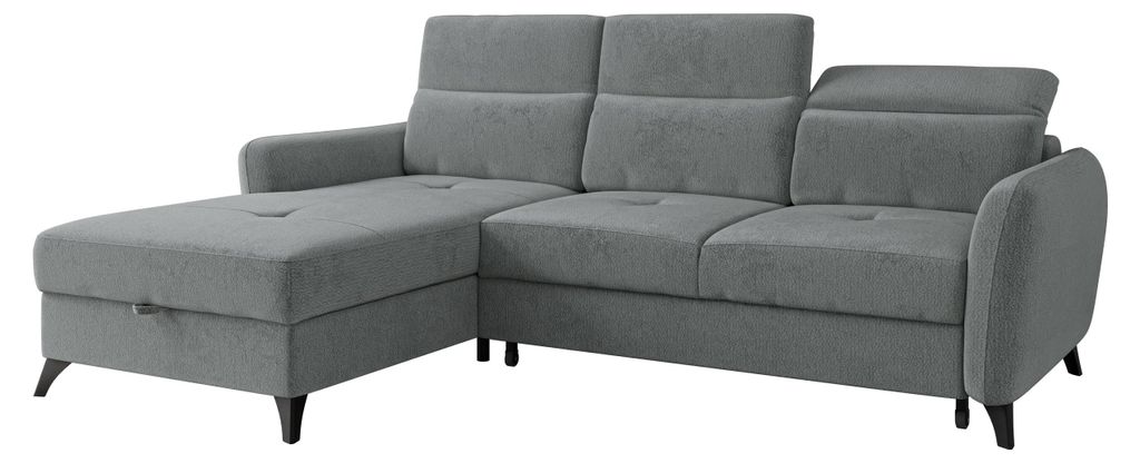MIRJAN24 Ecksofa Talia, mit Schlaffunktion und Bettkasten, L-Form Sofa (Vibe 95, Ecksofa: Links)