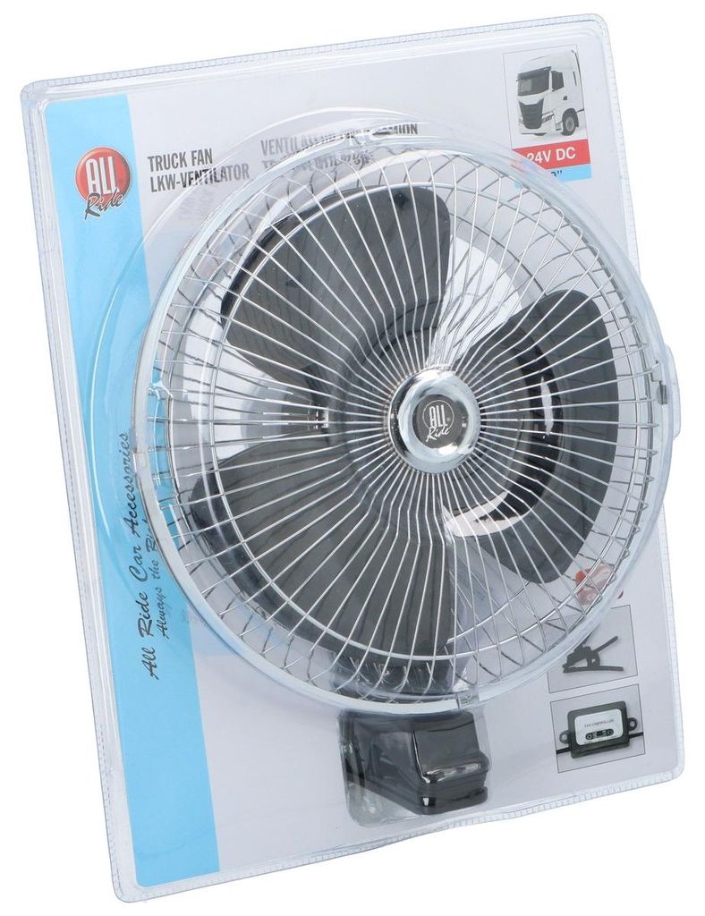 All Ride Mini Ventilator 24V Clip Ventilator für Auto und Produktbild 