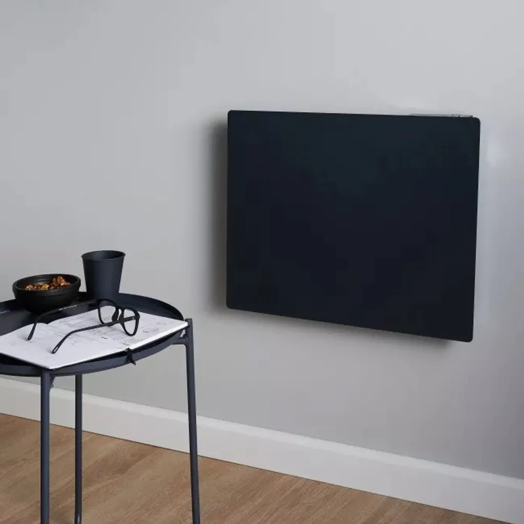 Panneau chauffant électrique mural Noir 1000W avec écran LCD tactile - 3