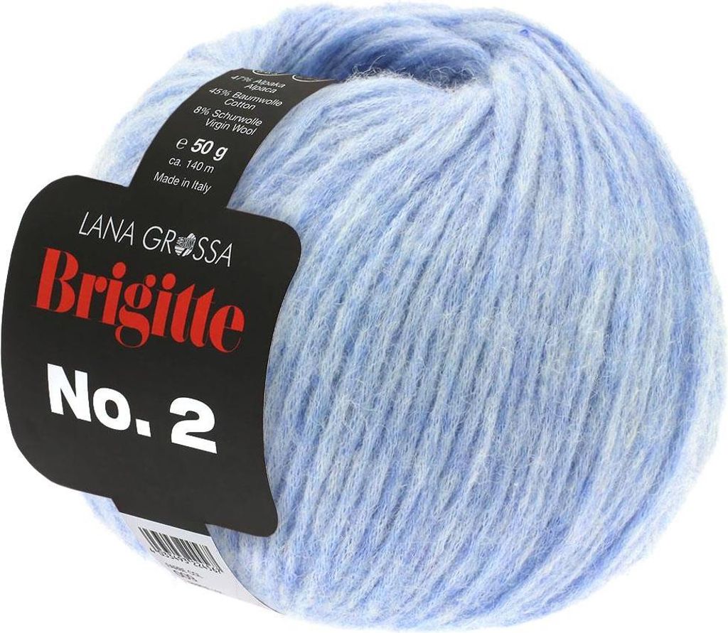 Lana Grossa BRIGITTE NO.2 023 Hellblau 50g Produktbild 