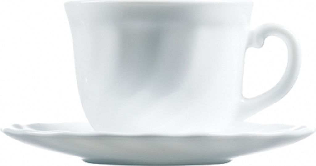 Kaffeetasse mit Untere Trianon 220 ml weiß Produktbild 
