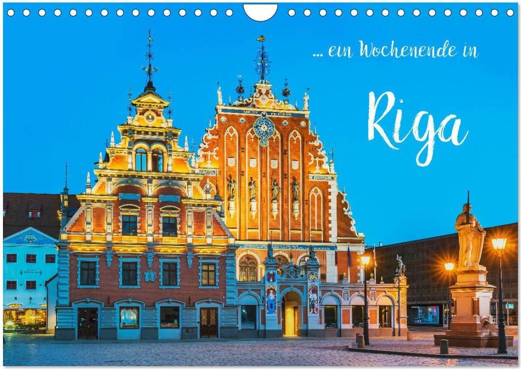 Ein Wochenende in Riga (Wandkalender 2026 DIN A4 quer), CALVENDO Monatskalender