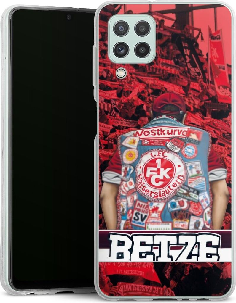 DeinDesign Handyhülle für Samsung Galaxy A22 4G Silikon Hülle Case Smartphone Schutzhülle 1. FC Kaiserslautern 1. FCK Offizielles Lizenzprodukt