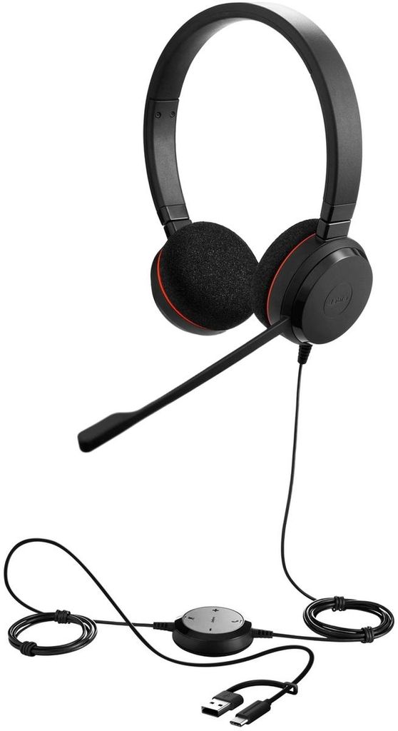 JABRA Evolve 20 USB C/A UC Stereo Produktbild 