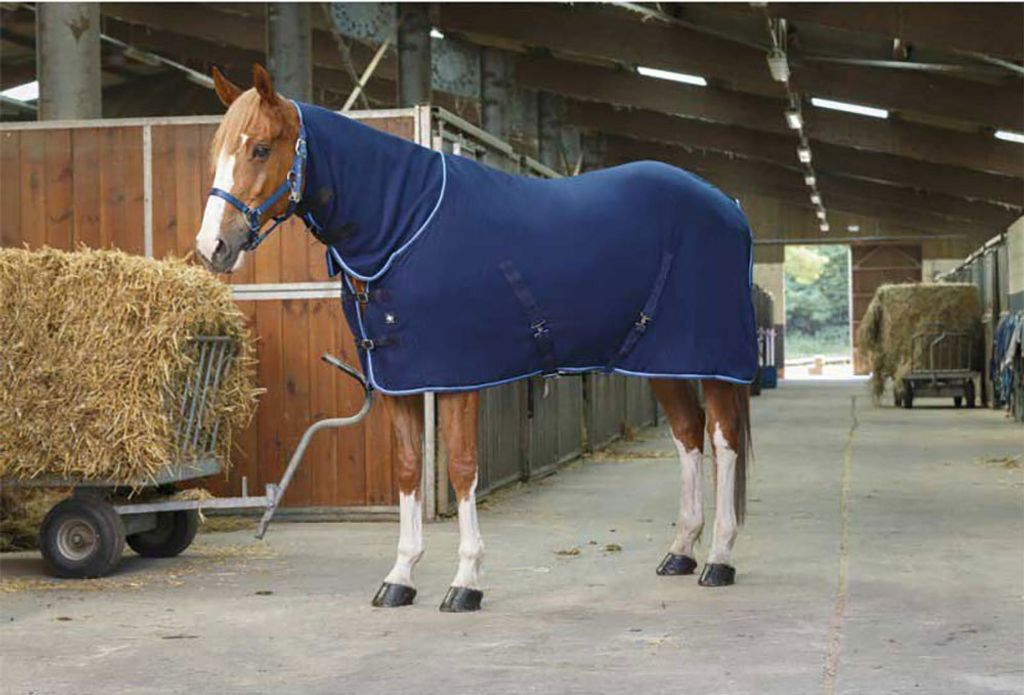 Ekkia RIDING WORLD „COMBO“ Polar Fleece Decke, Kreuzgurte 115 cm