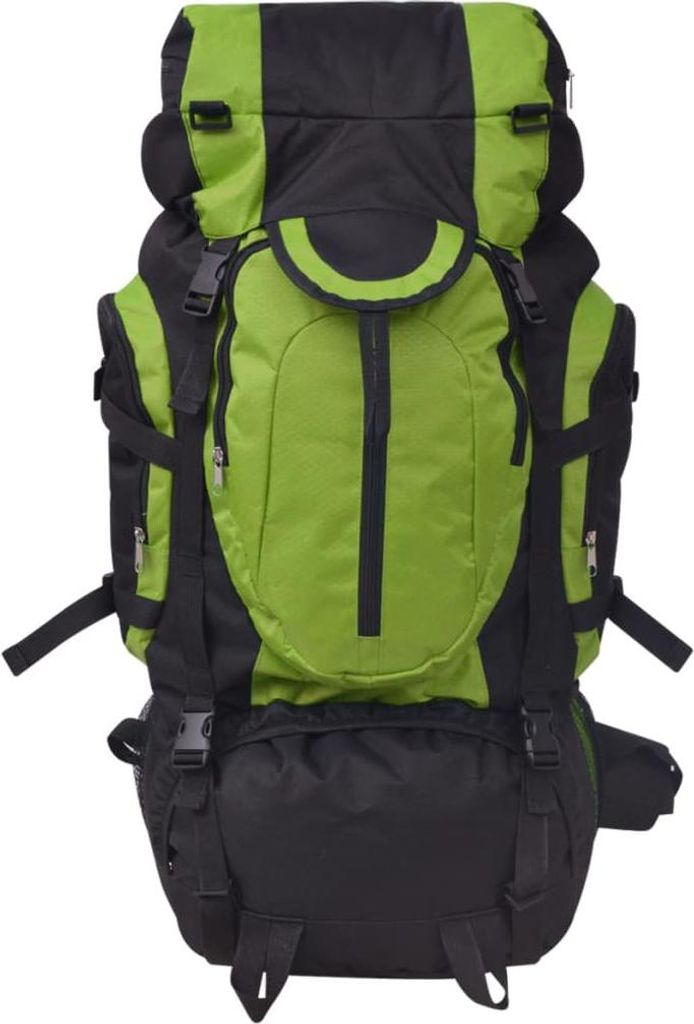 vidaXL Turistický batoh XXL 75 L černozelený Obrázek produktu 