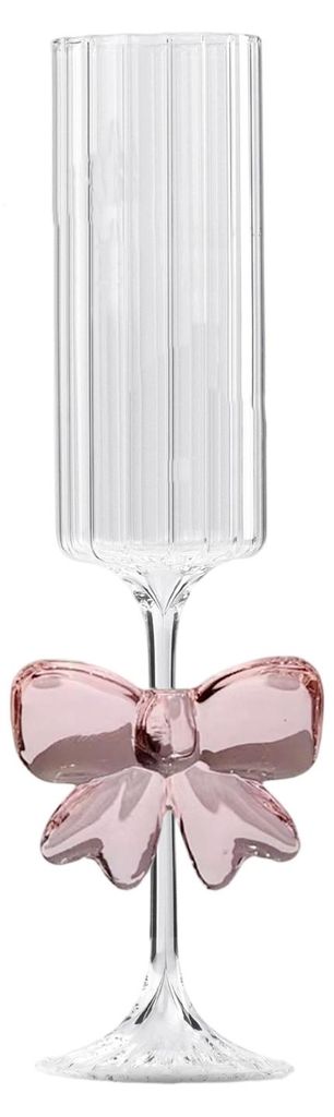 Weingläser, Champagnerflöten mit 3D-Schmetterlingsdekor aus rosa Kunstglas, Weingläser aus Kristallglas für Hochzeiten, Feiern und Jubiläen