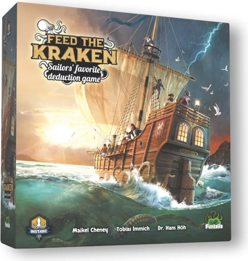 Jeu de Déduction Sociale Feed the Kraken - Version de Base Multilingue - 16