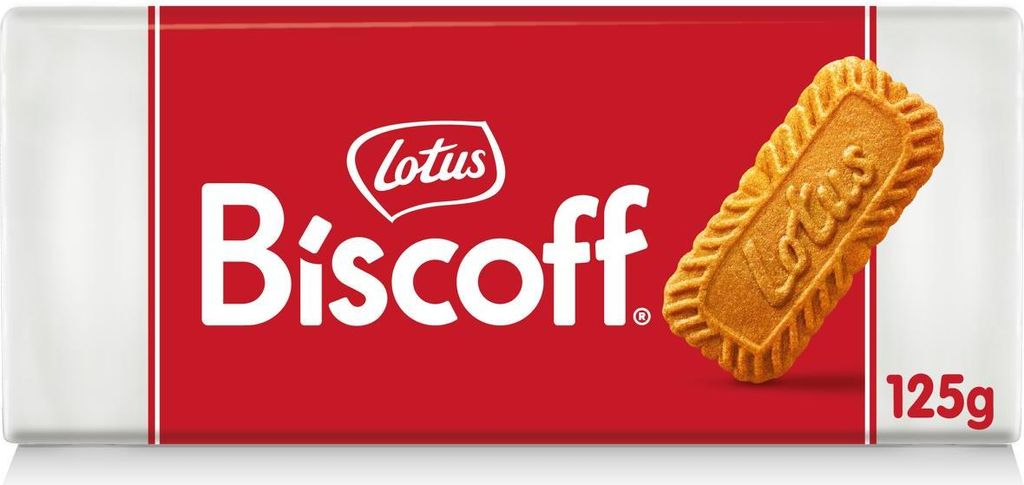 A package of Lotus Biscoff cookies.