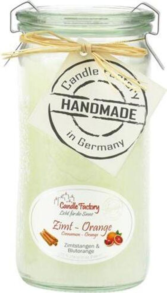 Duftwindlicht "Zimt Orange" - Größenwahl:  Mini-Jumbo Produktbild 