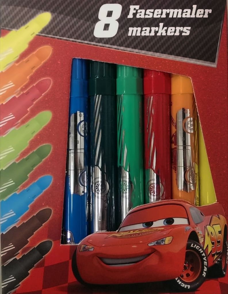 Disney Cars 8 Fasermaler Produktbild 