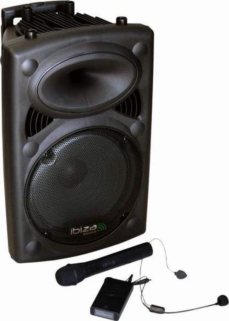 Sistema mobile di diffusione sonora IBIZA PORT12VHF-BT 700W Immagine del prodotto 