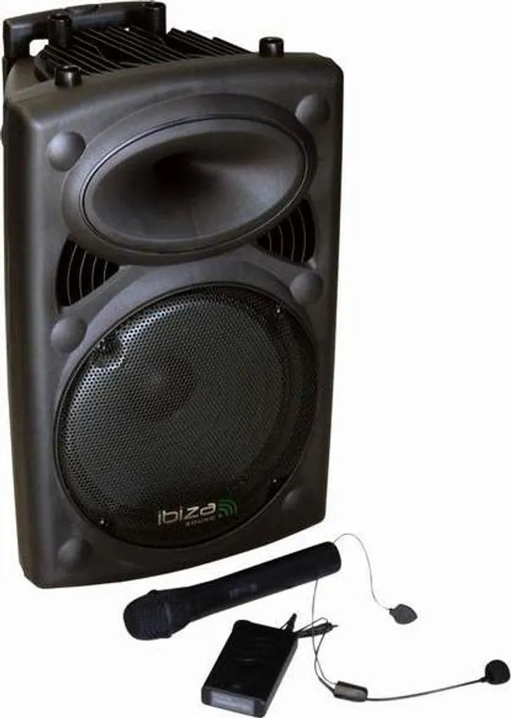 Système de sonorisation pour soirée Ibiza Port12VHF-BT portable 700W