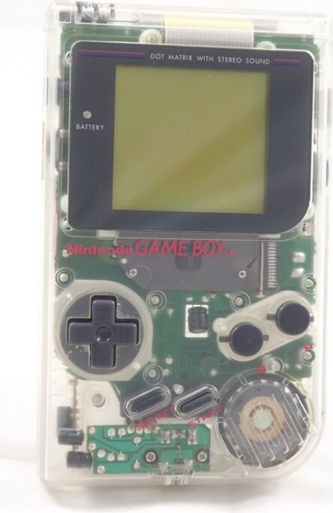 Nintendo Game Boy Classic Handheld Spielkonsole Transparent Produktbild 