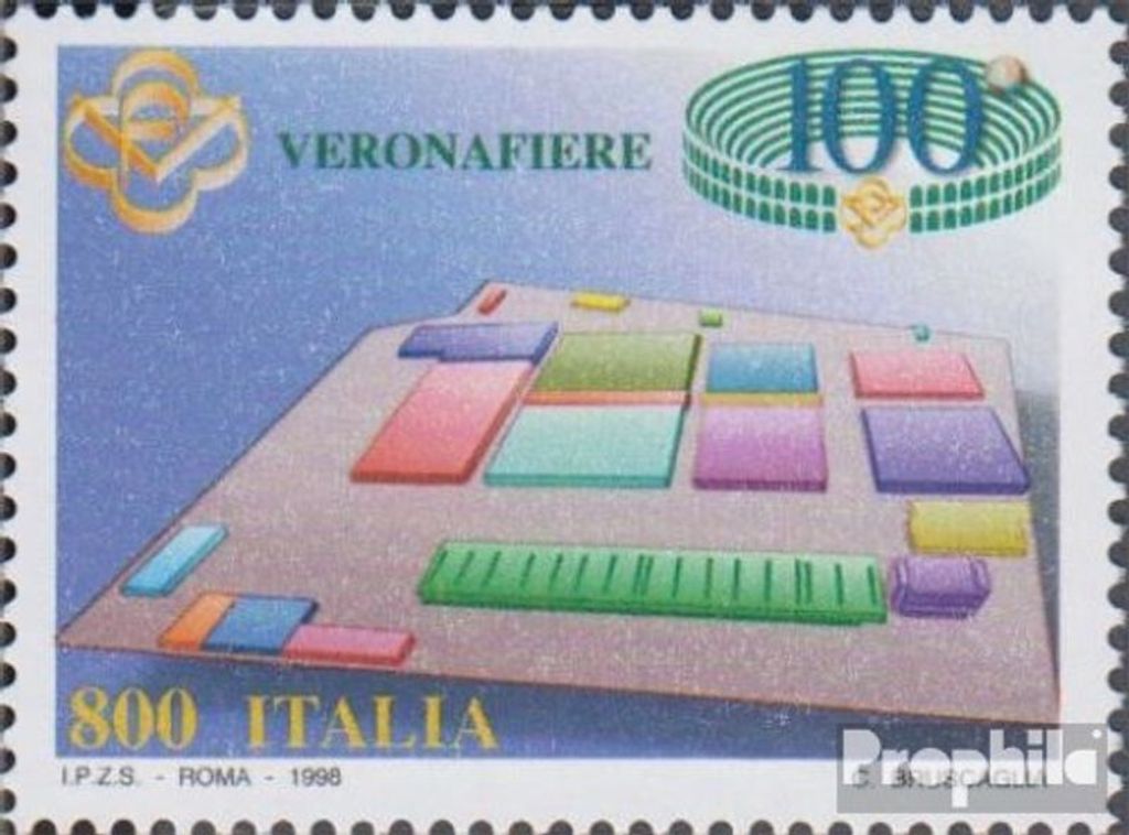 Briefmarken Italien 1998 Mi 2552 (kompl.Ausg.) postfrisch Wirtschaftsmessen