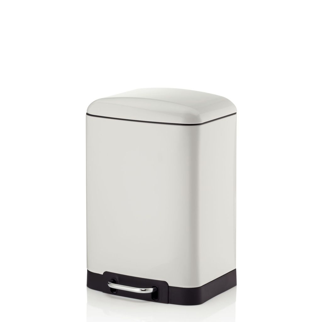 KELA Vuilnisbak Davin 12 liter, wit, KL-10904 Productafbeelding 