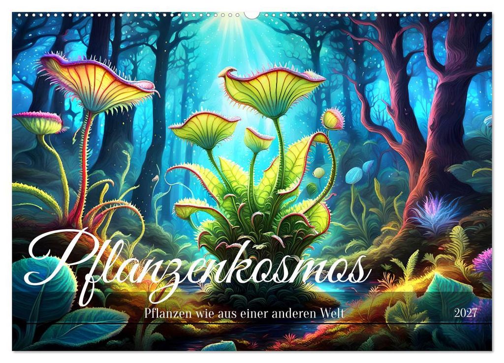 Pflanzenkosmos - Pflanzen wie aus einer anderen Welt (Wandkalender 2027 DIN A2 quer), CALVENDO Monatskalender