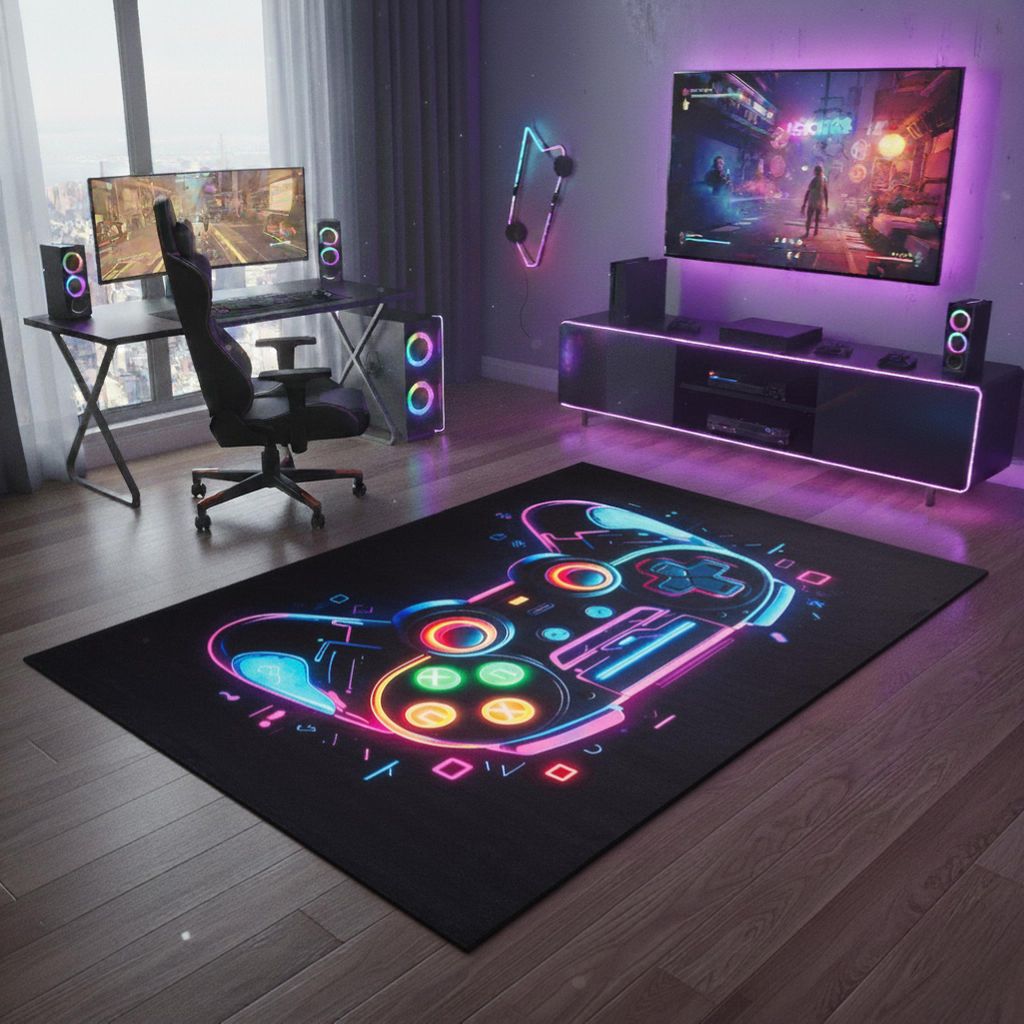 Tapis pour enfant Tapis COSMO GAME avec motif de jeu Image du produit 