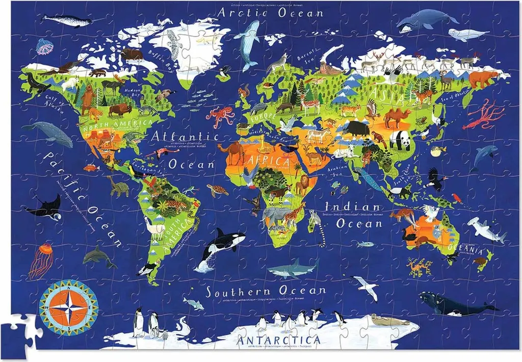 Poster e puzzle:Mondo/Puzzle & Poster:Mondo (200 pezzi) - 3