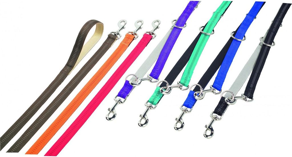 Nobby Leine "Soft Grip" L: 120 cm, B: 20 mm lila