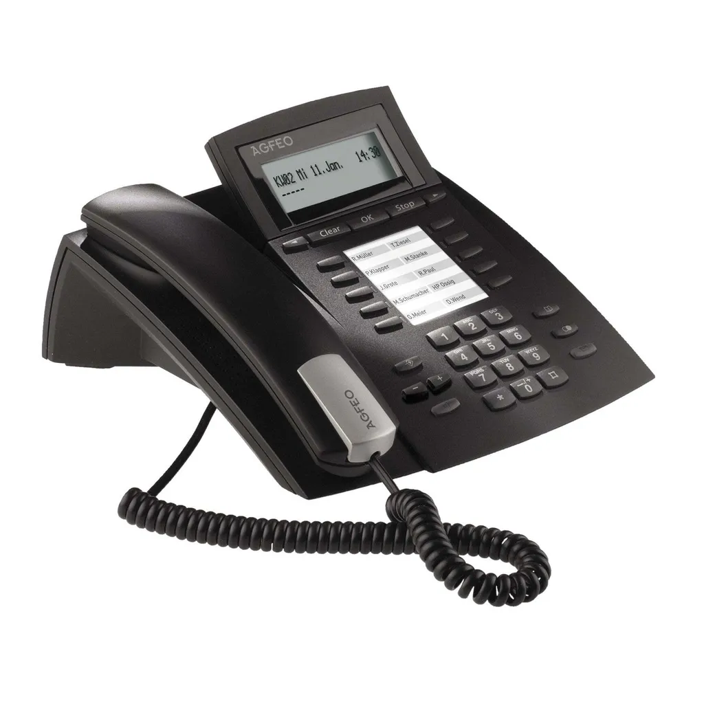 Poste IP AGFEO ST 22 IP Noir : Solution VoIP pour TPE et PME Modernes