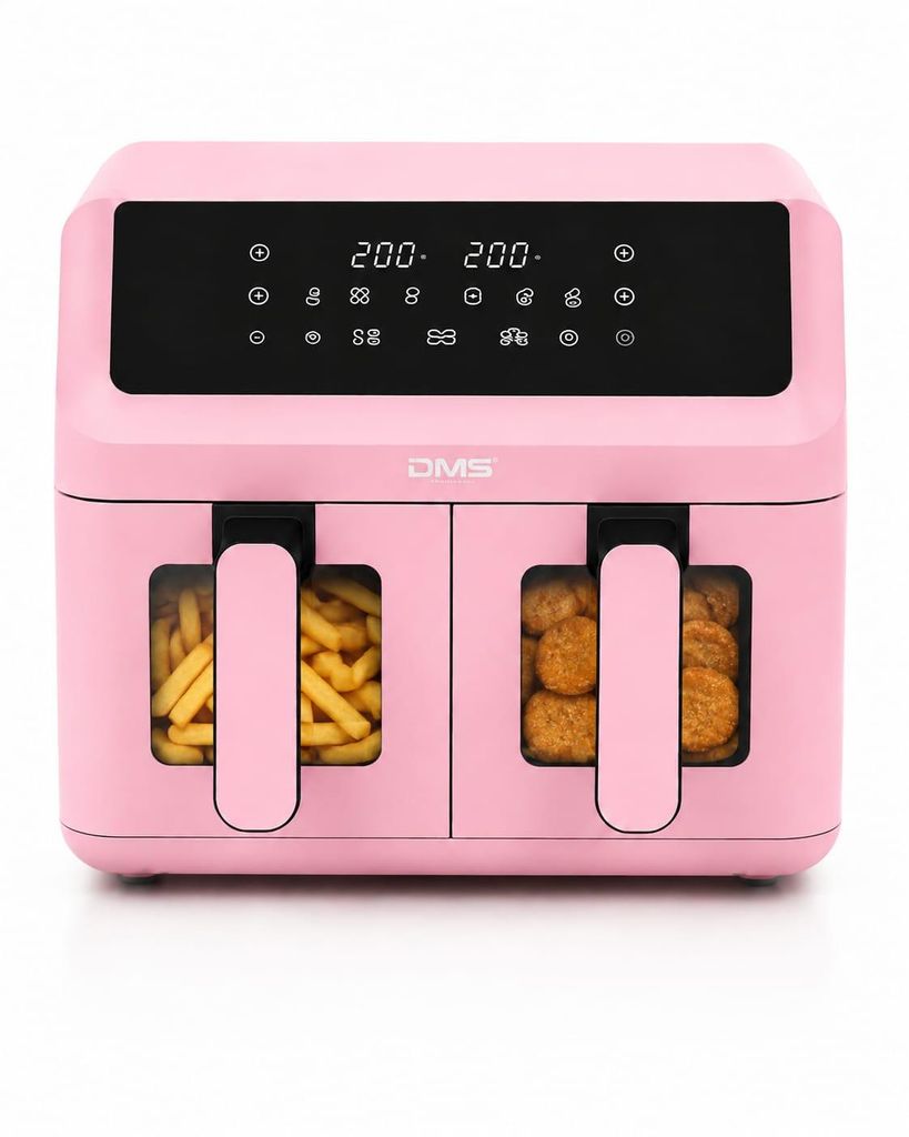 DMS Heißluftfritteuse 9L Doppelkammer 2000W Air Fryer Dual Produktbild 