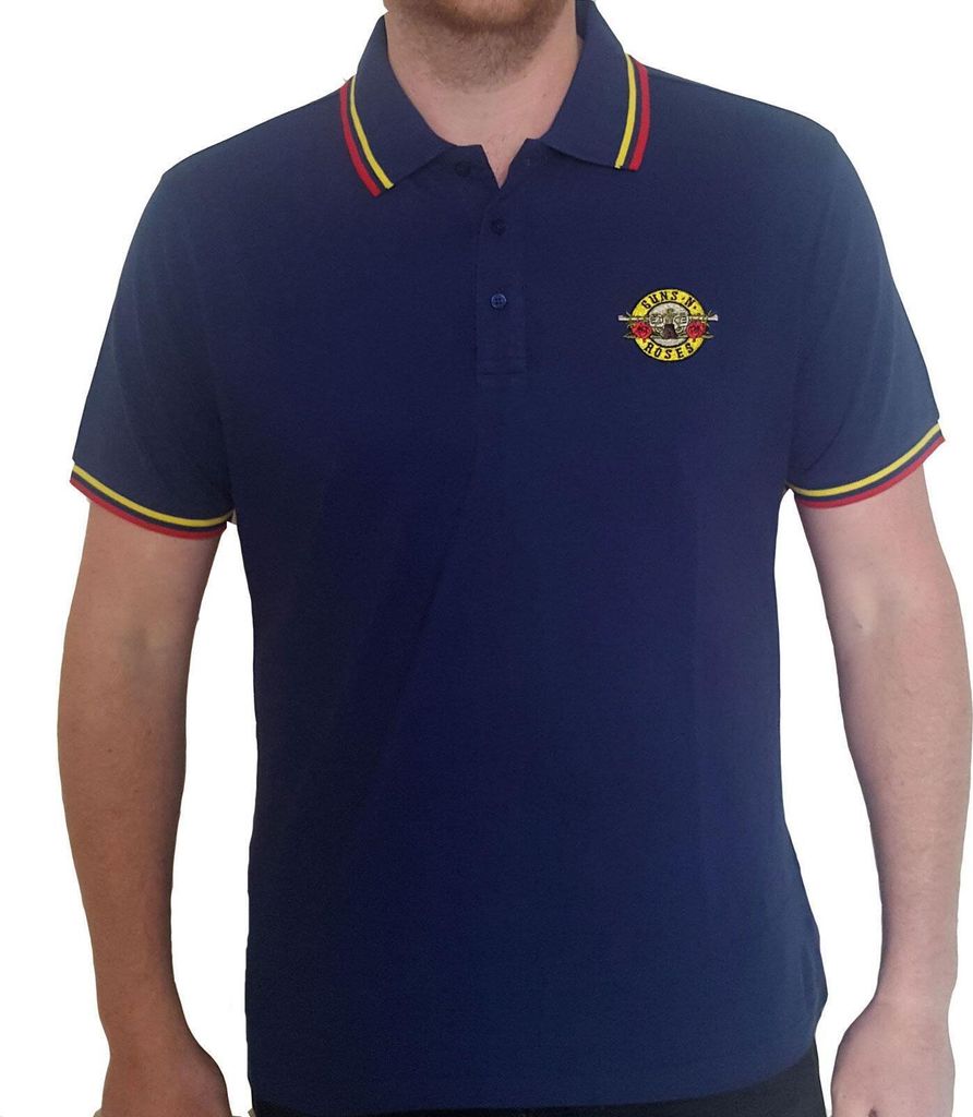 Guns N Roses - "Classic" Poloshirt für Herren/Damen Uni RO754 (L) (Marineblau)