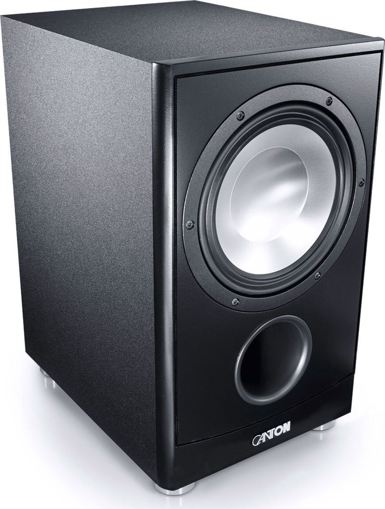 CANTON Subwoofer aktiv 280WClass-Dendstufe 55 200Hz sw AS 85.3 SCHWARZ