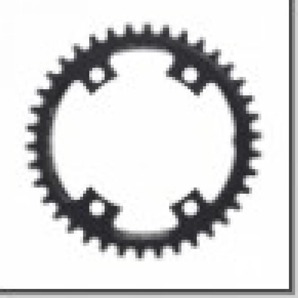 Plateau Stronglight Gravel pour Shimano 38 dents Dura Ace FC-9000 noir