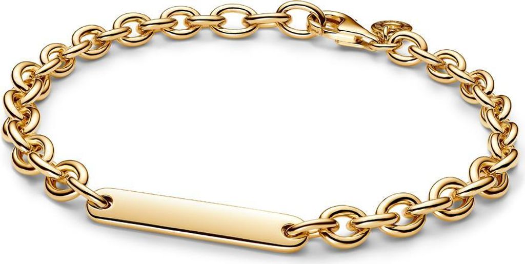 PANDORA Damen Gliederarmband Moments, IP Gold